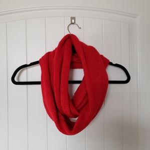 Cozy Red Infinity Scarf